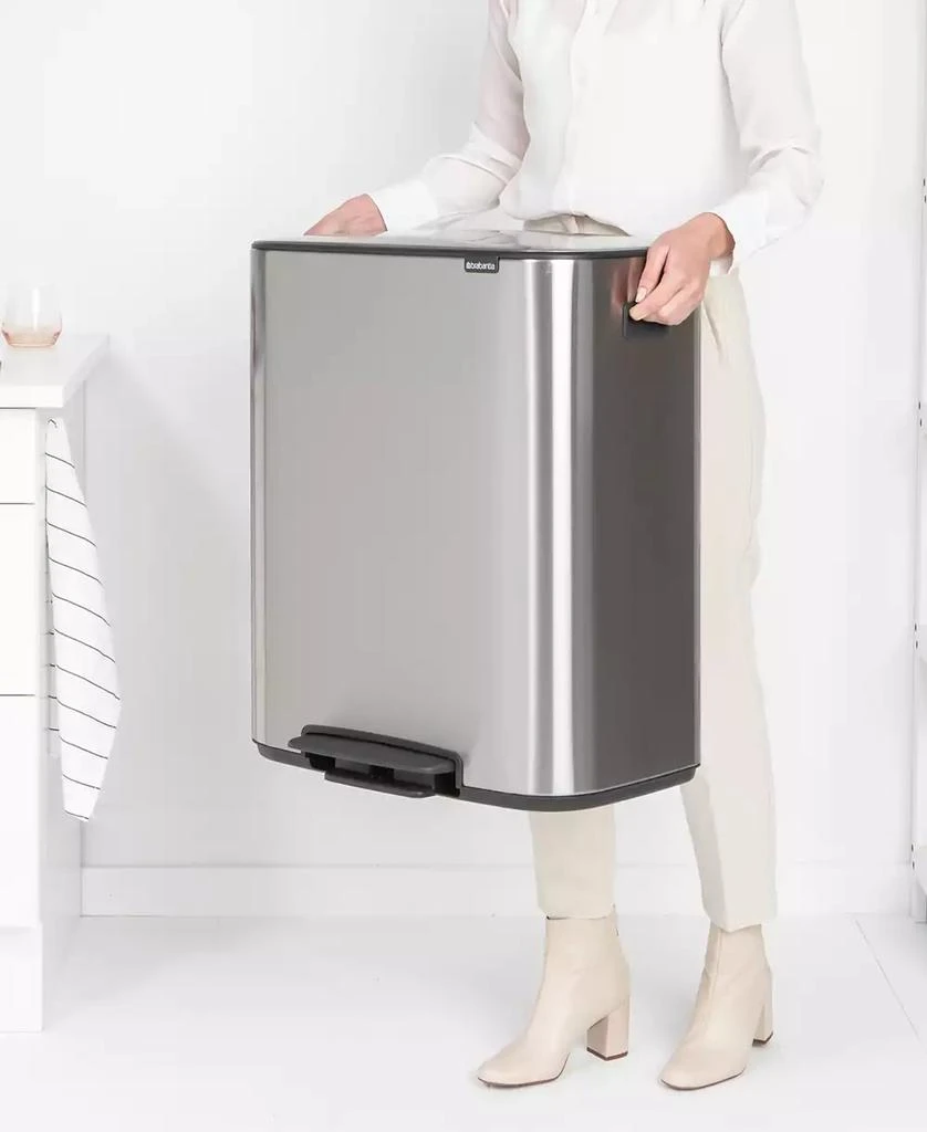 商品Brabantia|Bo Step on Trash Can, 16 Gallon, 60 Liter,价格¥2733,第5张图片详细描述