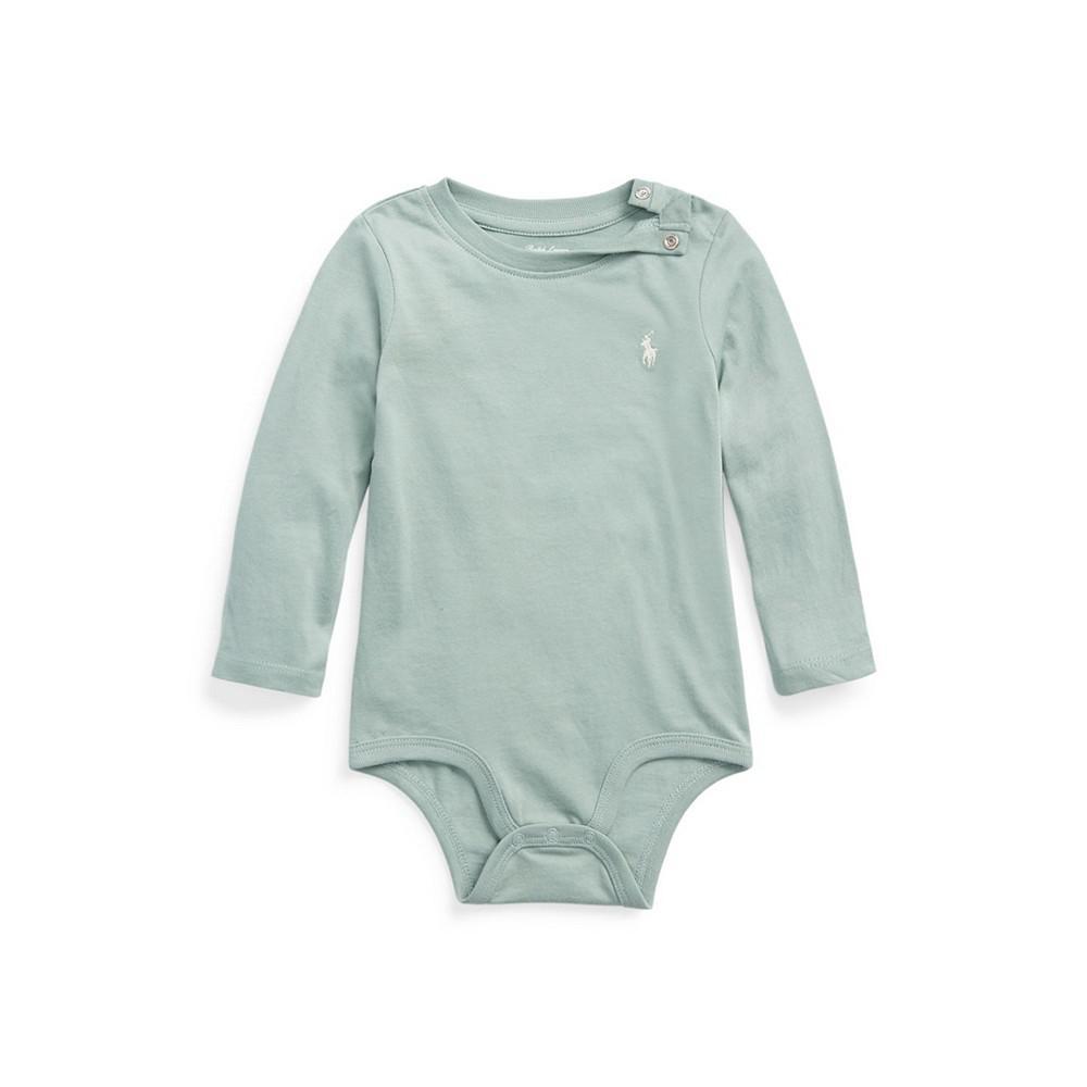 商品Ralph Lauren|Baby Boys Long-Sleeve Bodysuit,价格¥182,第1张图片