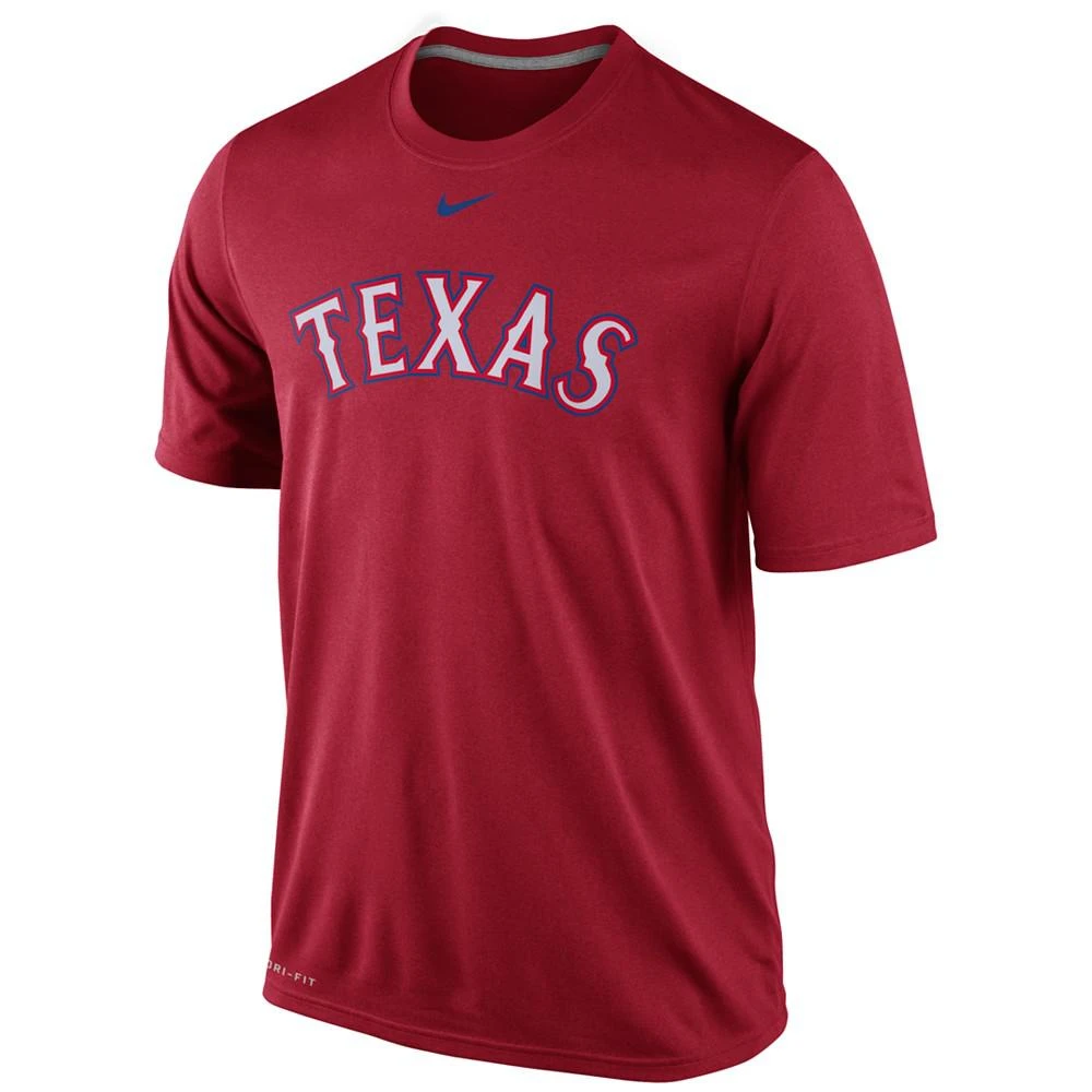 商品NIKE|Men's Texas Rangers Legend Wordmark T-Shirt,价格¥172,第1张图片