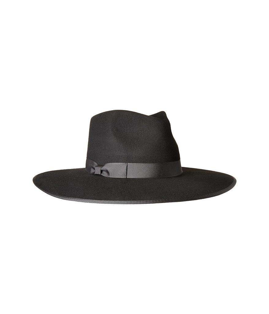 Noir Rancher Wool Felt Fedora商品第1张图片规格展示