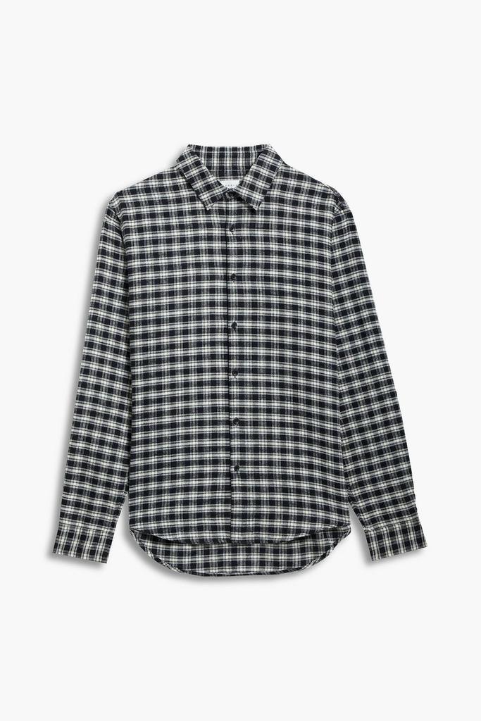 商品Sandro|Checked cotton-flannel shirt,价格¥745,第1张图片