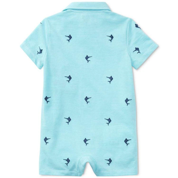 商品Ralph Lauren|Ralph Lauren Graphic Cotton Romper, Baby Boys,价格¥220,第4张图片详细描述