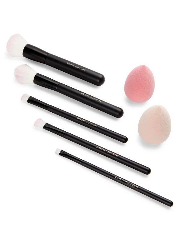 商品Saks Fifth Avenue|The Flawless 7-Piece Brush & Sponge Set,价格¥225,第2张图片详细描述