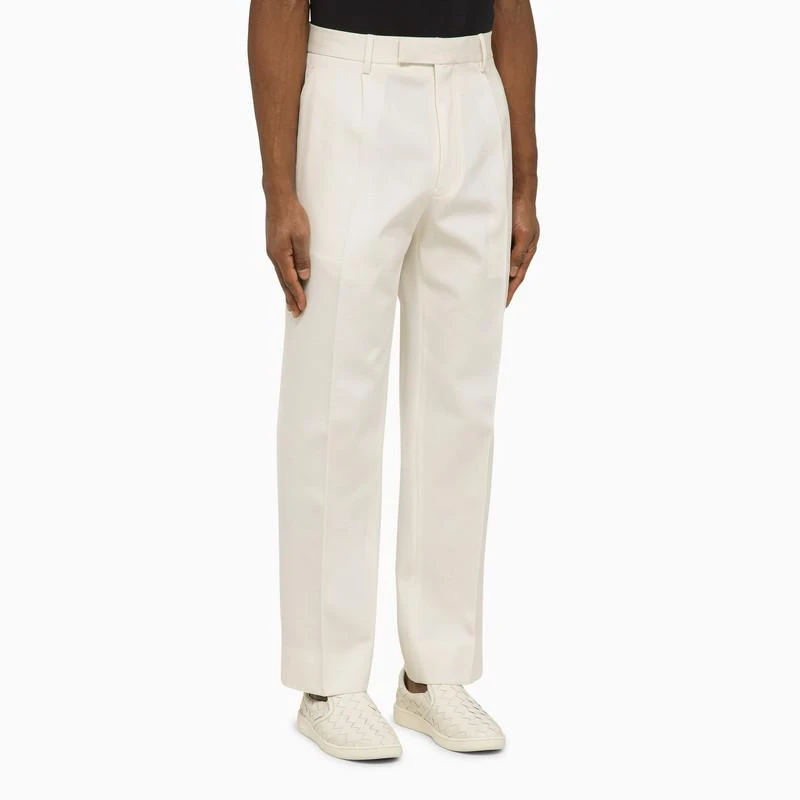 商品Zegna|White cotton and wool trousers,价格¥6579,第3张图片详细描述