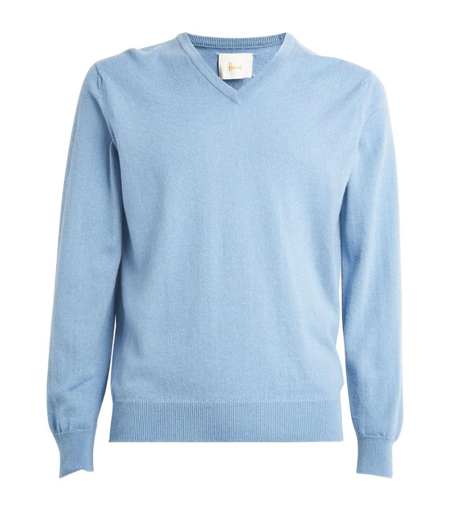 商品Harrods|Cashmere V-Neck Sweater,价格¥3142,第1张图片