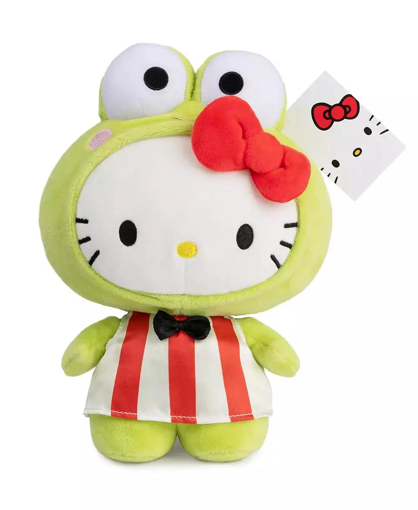 商品Hello Kitty|Keroppi Plush Toy, Premium Stuffed Animal, Green, 9.5",价格¥153,第1张图片