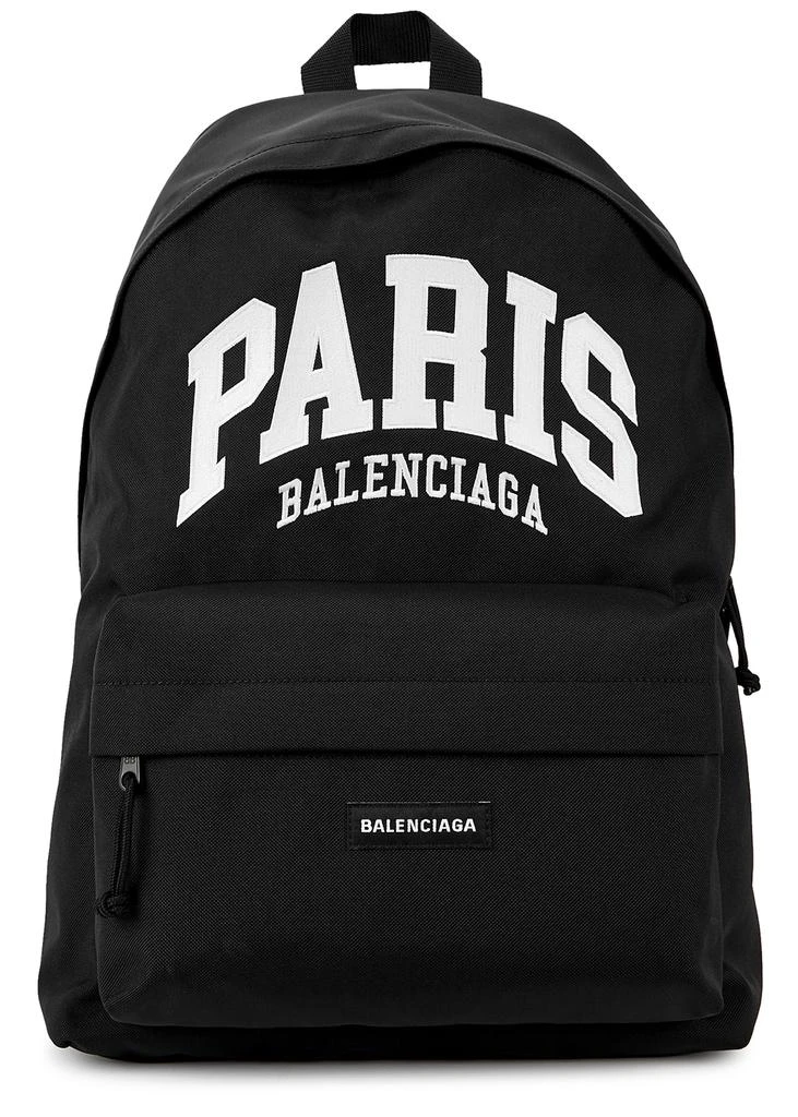商品Balenciaga|Cities Paris Explorer black nylon backpack,价格¥6556,第1张图片