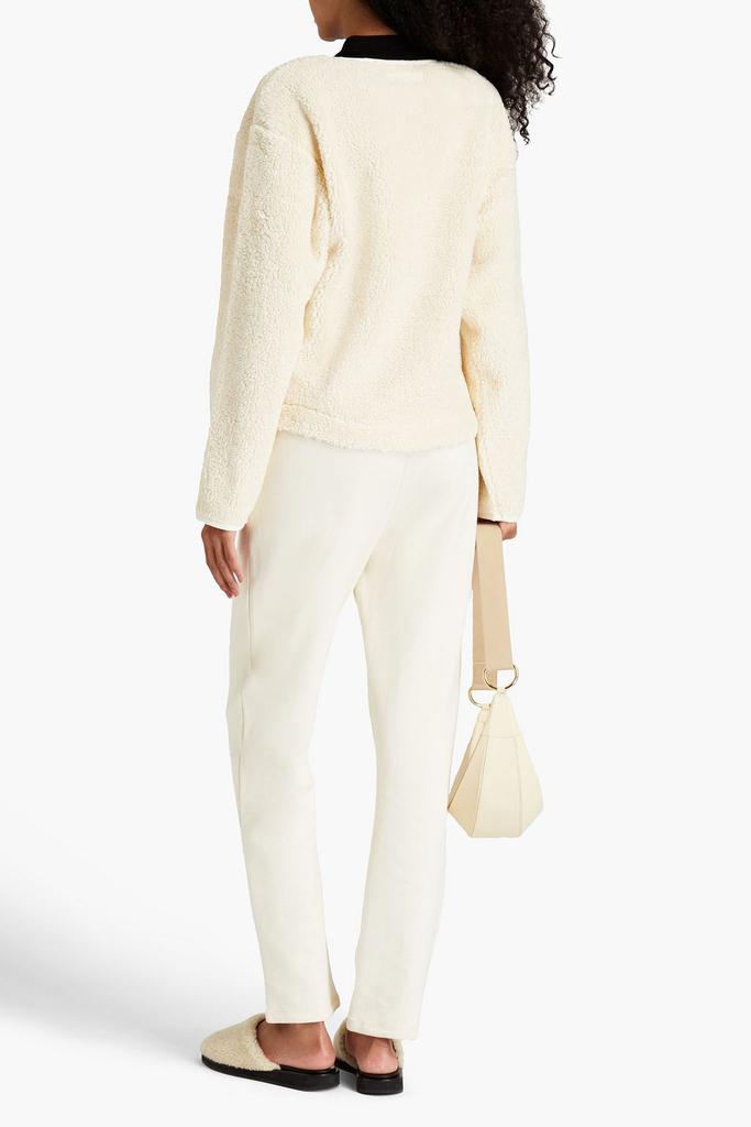 Cotton-blend fleece sweater商品第1张图片规格展示