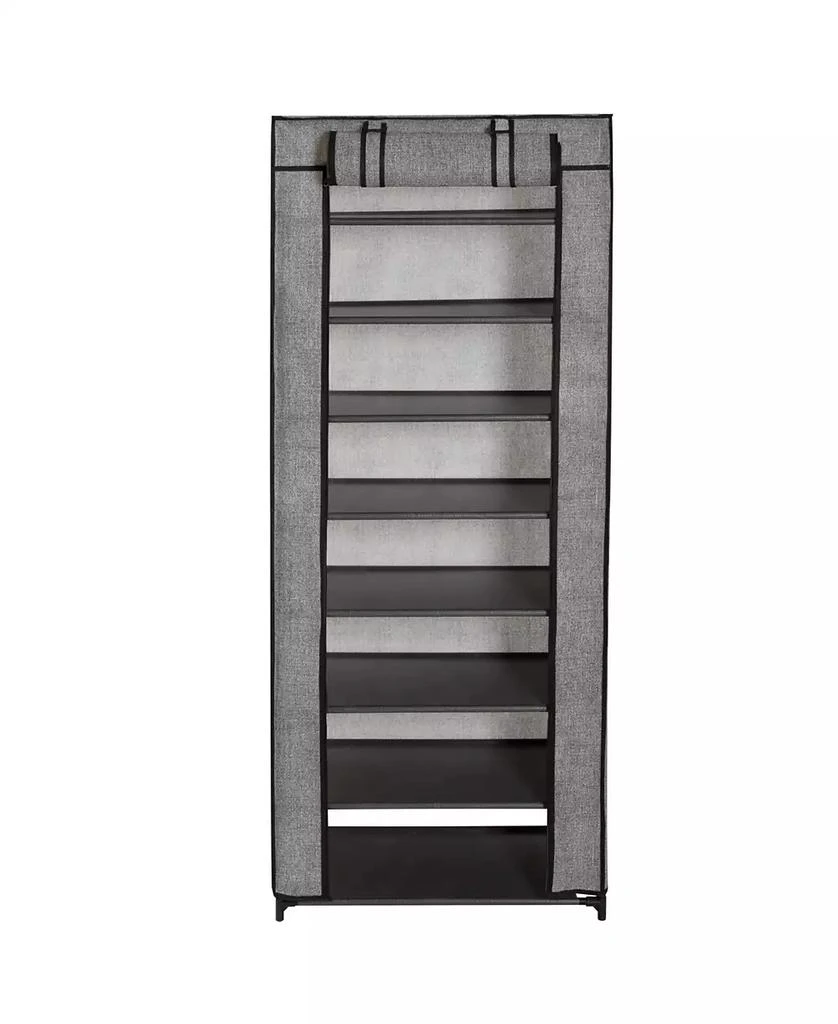 商品Simplify|8 Tier Shoe Organizer with Cover,价格¥259,第1张图片