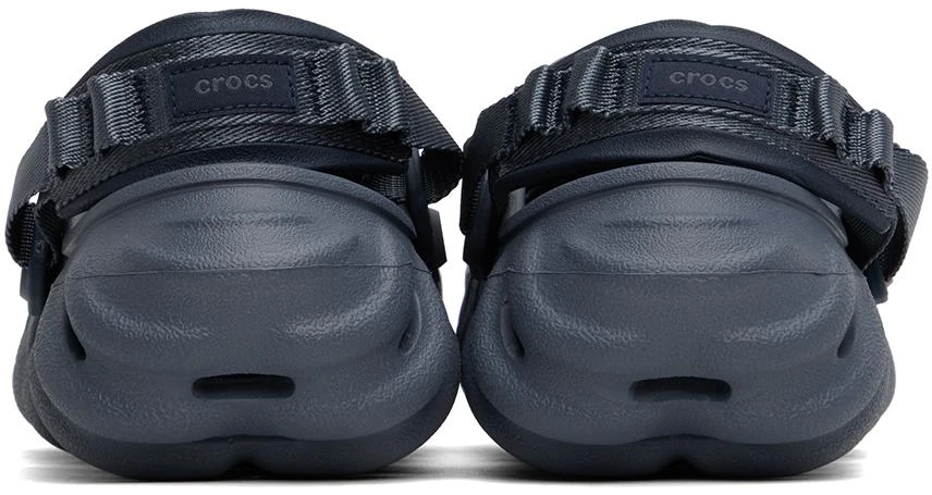 商品Crocs|Gray Echo Clogs,价格¥344,第2张图片详细描述