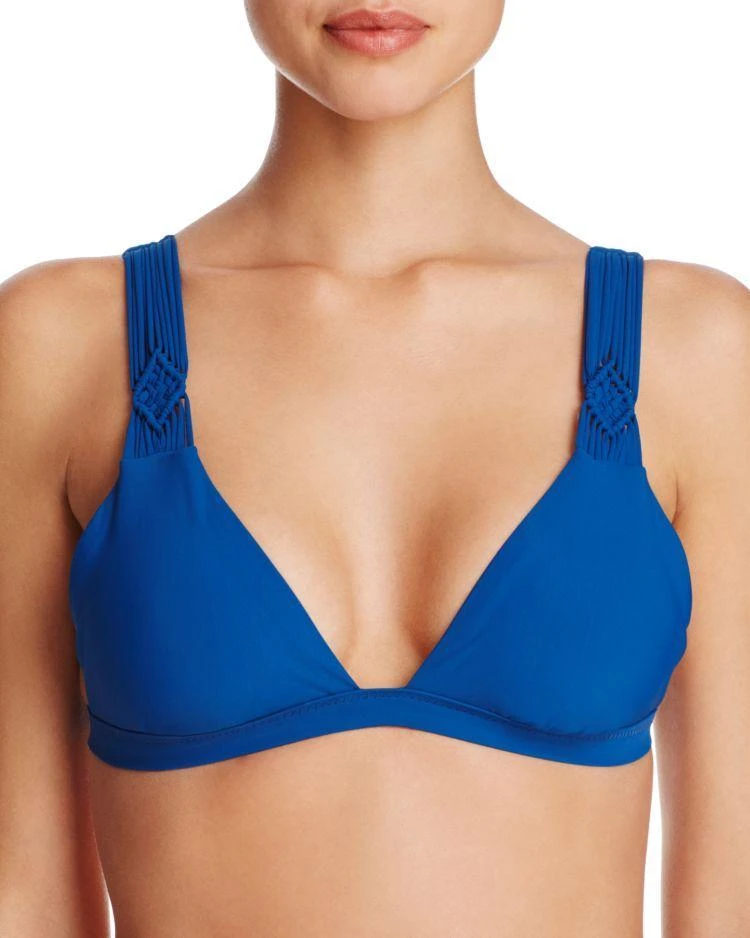 商品Red Carter|Macramé Trim Bikini Top,价格¥594,第1张图片