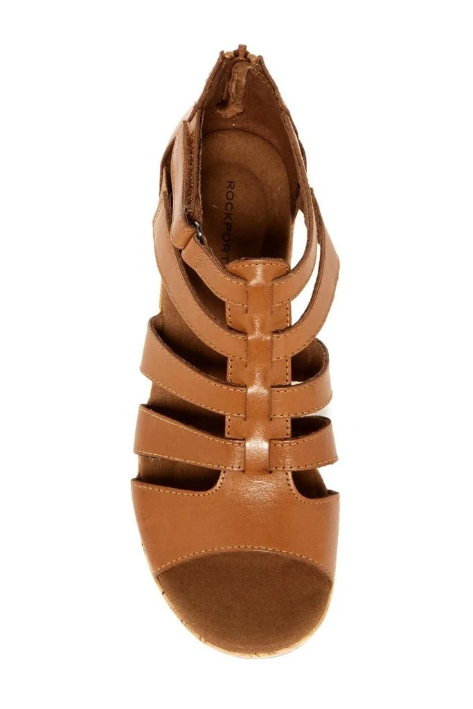 商品Rockport|Briah Gladiator Wedge Sandal - Wide Width Available,价格¥331,第3张图片详细描述