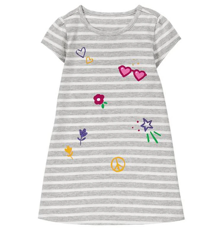 商品Gymboree|条纹印章装饰连衣裙,价格¥64,第1张图片