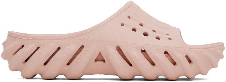 商品Crocs|Pink Echo Slides,价格¥563,第1张图片