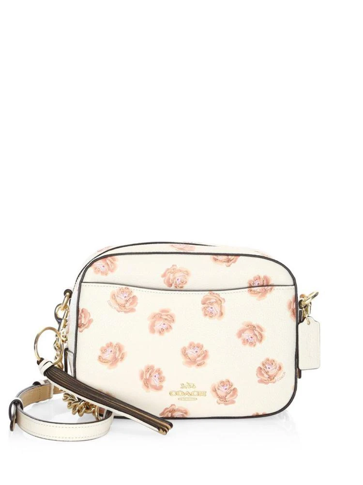 商品Coach|Coach - Rose Print Leather Camera Bag,价格¥778,第1张图片