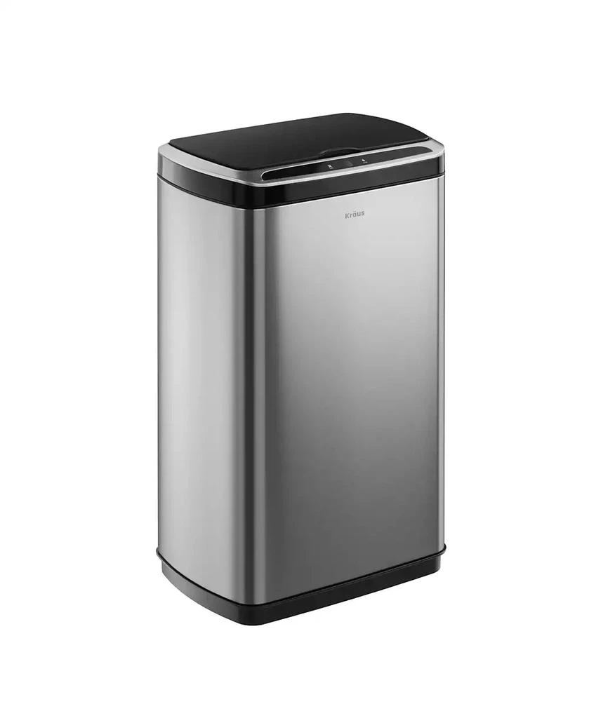 商品Kraus|GarbagePro Rectangular 13 Gallon Touchless Motion Sensor Trash Can,价格¥896,第1张图片