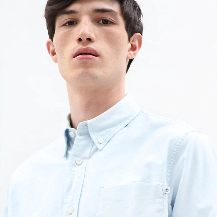 商品Timberland|Pleasant River Oxford Shirt for Men in Blue,价格¥364,第4张图片详细描述