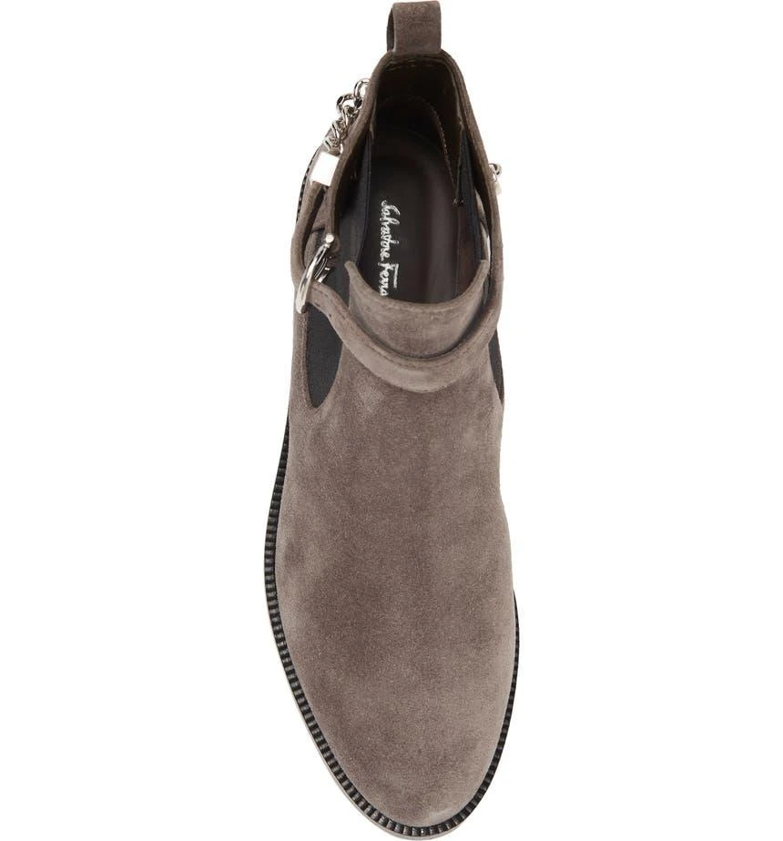 商品Salvatore Ferragamo|Chain Strap Bootie,价格¥2473,第5张图片详细描述
