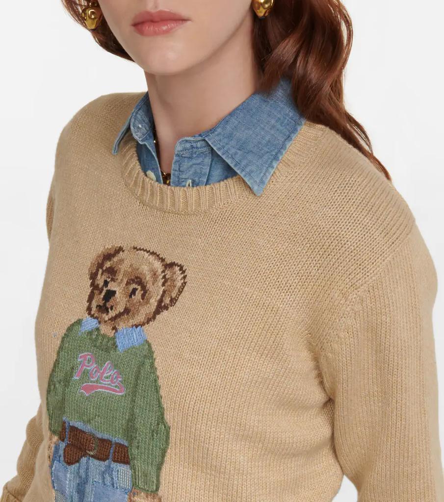 商品Ralph Lauren|Polo Bear嵌花毛衣,价格¥3065,第6张图片详细描述