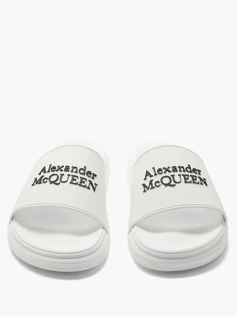 商品Alexander McQueen|3D-logo rubber slides,价格¥2654,第5张图片详细描述