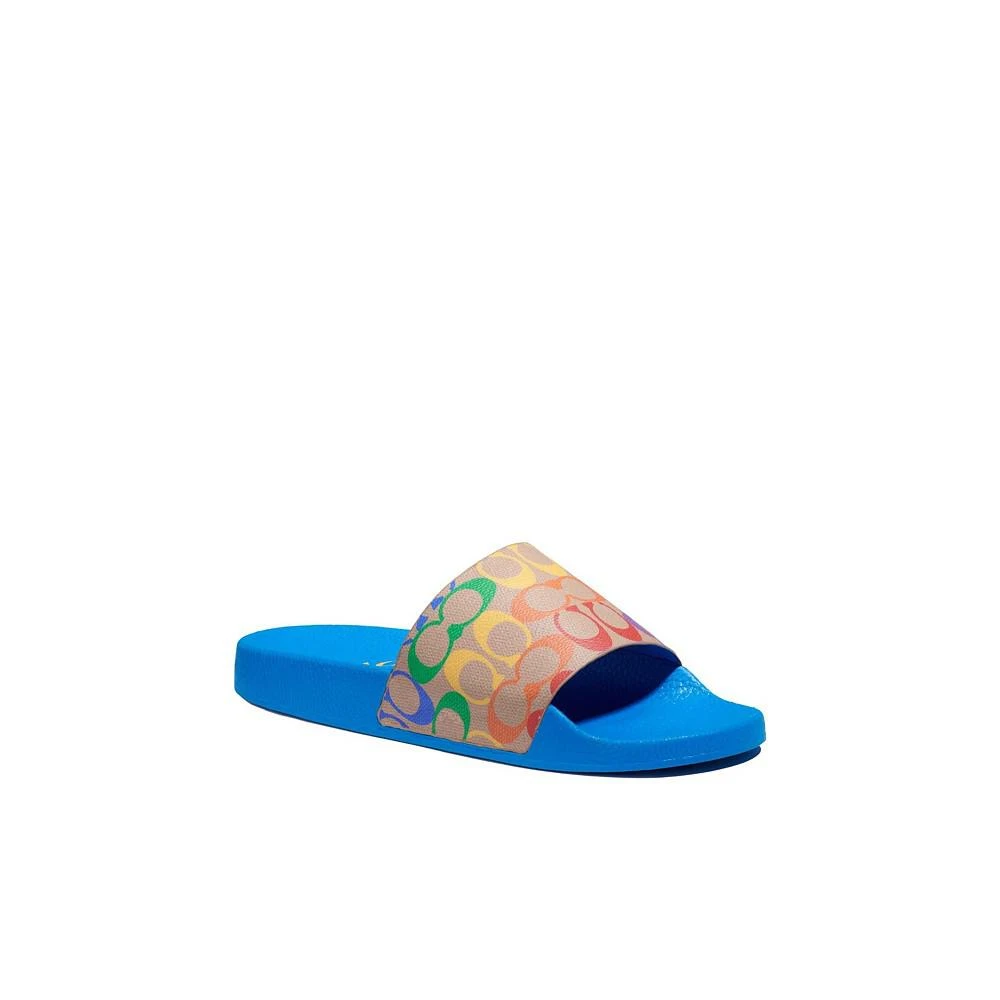 商品Coach|Men's Signature Pride Slide Sandal,价格¥427,第1张图片