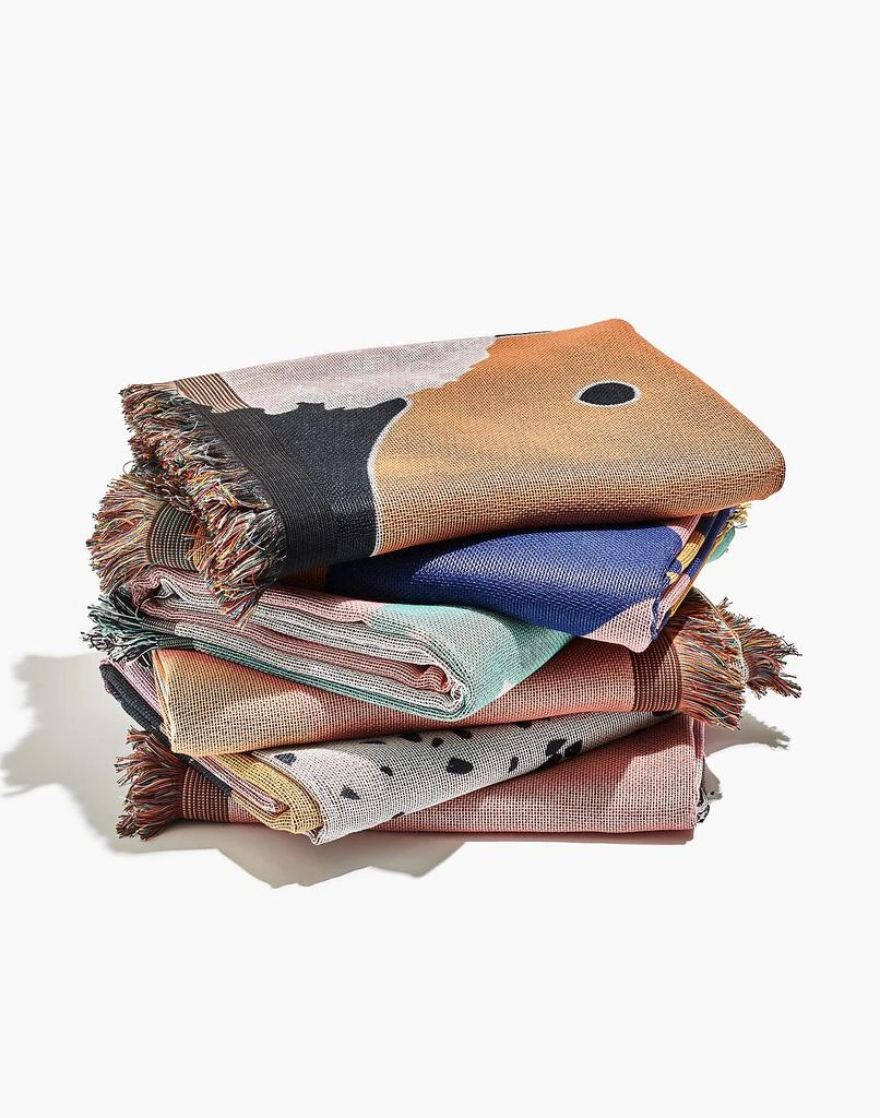 商品Madewell|Buhlaixe Studio Burnt Sun Throw Blanket,价格¥955,第2张图片详细描述