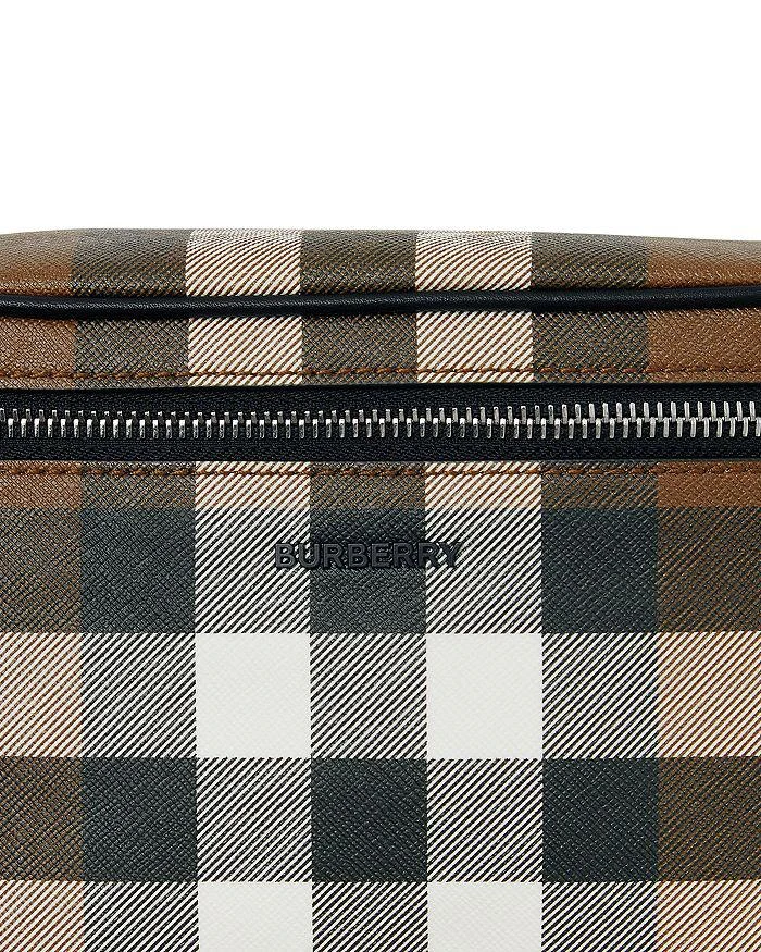 Check & Leather Bum Bag 商品
