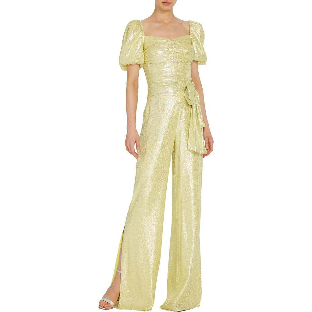 商品Monique Lhuillier|ML Monique Lhuillier Womens Silk Metallic Dress Pants,价格¥837,第1张图片