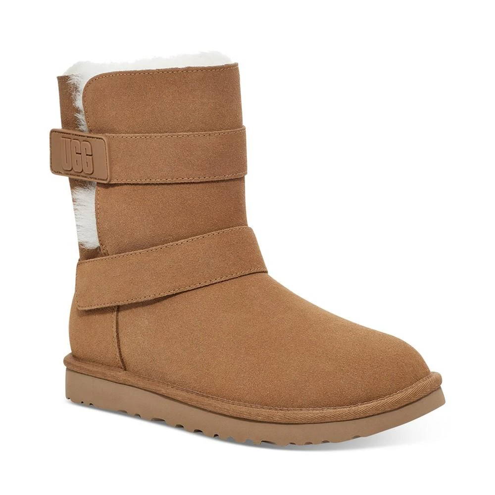 商品UGG|Women's Bailey Graphic Logo Strapped Warm-Lined Boots,价格¥668,第1张图片