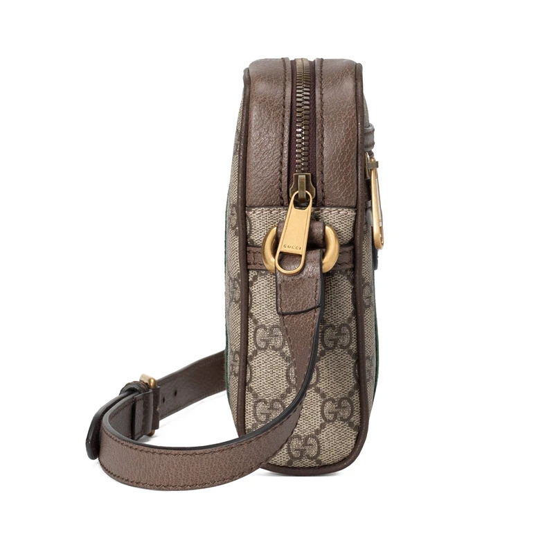 GUCCI/古驰 Ophidia 男士米色帆布织带条纹双G单肩斜挎包 59812796IWT8745 商品