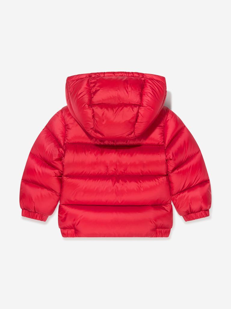 商品Moncler|Moncler Red Baby Boys Down Padded New Macaire Jacket,价格¥2482,第5张图片详细描述