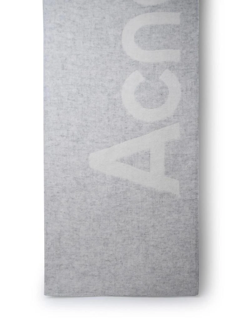 商品Acne Studios|Grey Wool Blend Scarf,价格¥1780,第1张图片