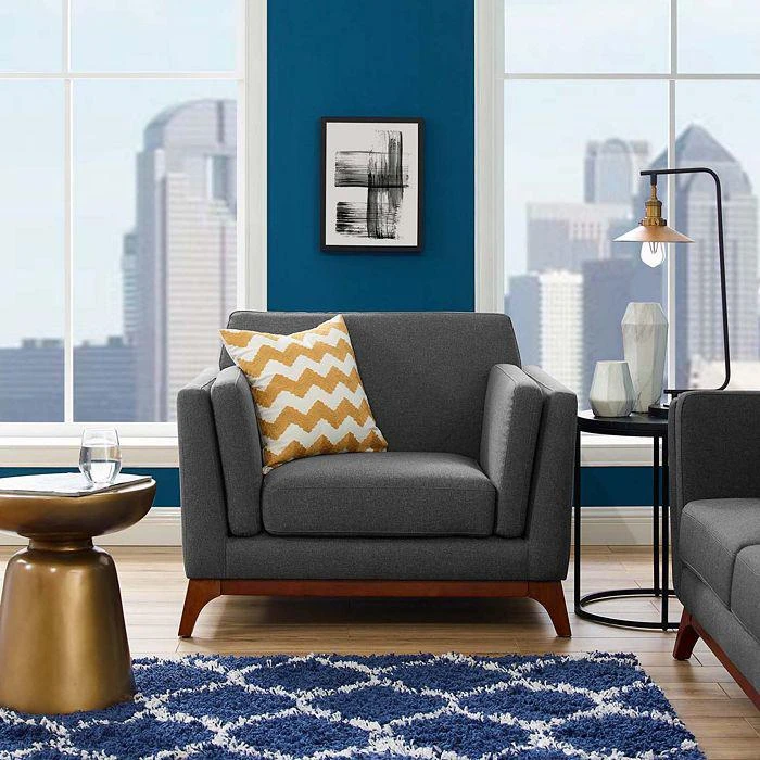 商品Modway|Chance Upholstered Fabric Armchair,价格¥7626,第2张图片详细描述