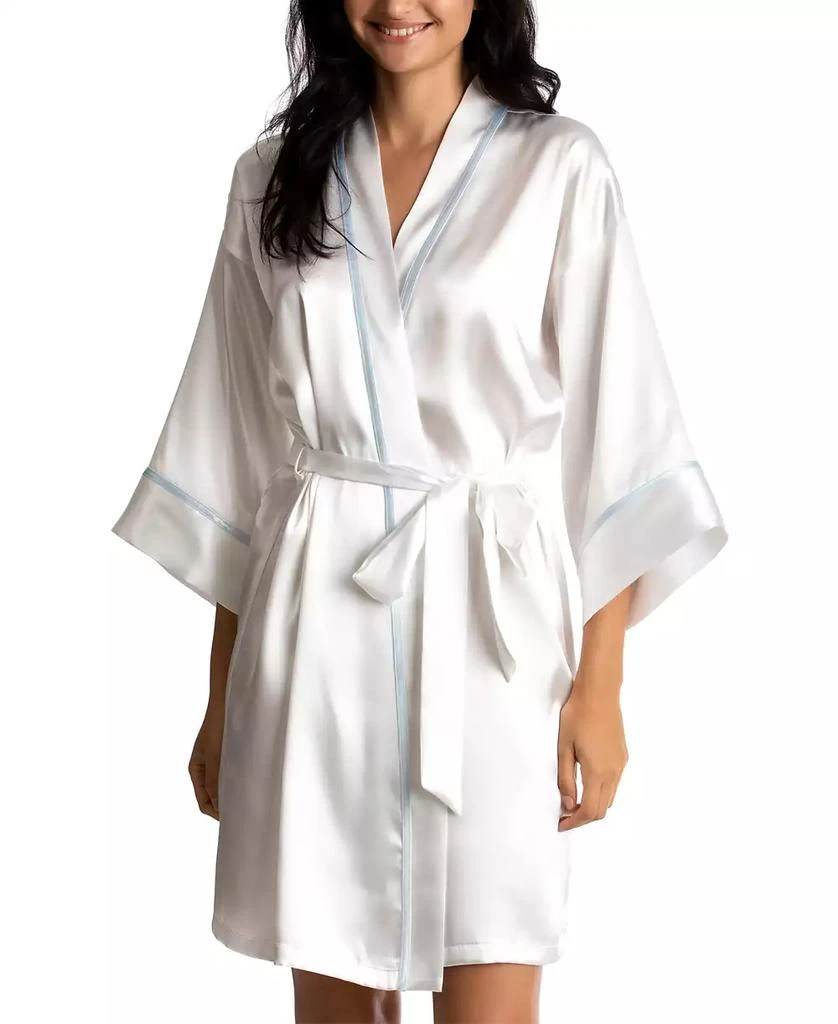 商品Linea Donatella|Maid Of Honor Satin Wrap Robe,价格¥152,第1张图片