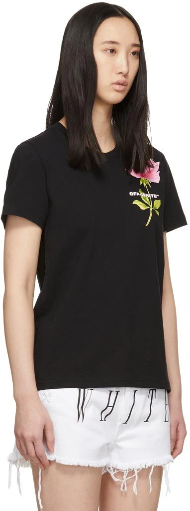 商品Off-White|Black Flowers T-Shirt,价格¥793,第2张图片详细描述