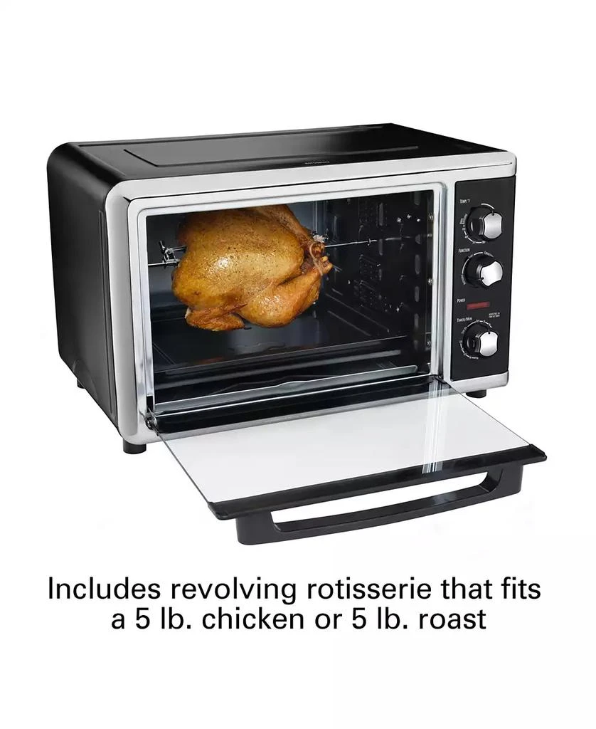 商品Hamilton Beach|Countertop Oven with Convection & Rotisserie - 31105D,价格¥1050,第3张图片详细描述