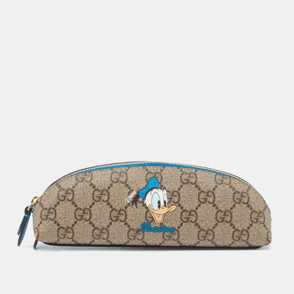 商品Gucci|Gucci x Disney Beige/Blue GG Supreme And Leather Pencil Case,价格¥3543,第1张图片