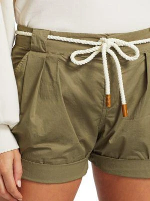 商品FRAME|Tie-Up Rolled Shorts,价格¥248,第4张图片详细描述