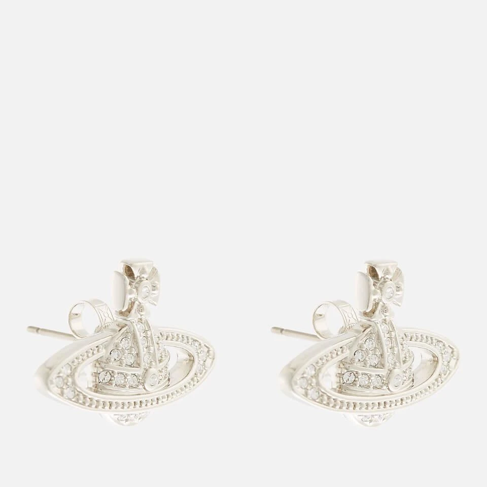 商品Vivienne Westwood|女式 浮雕耳环 铂金/水晶,价格¥901,第2张图片详细描述
