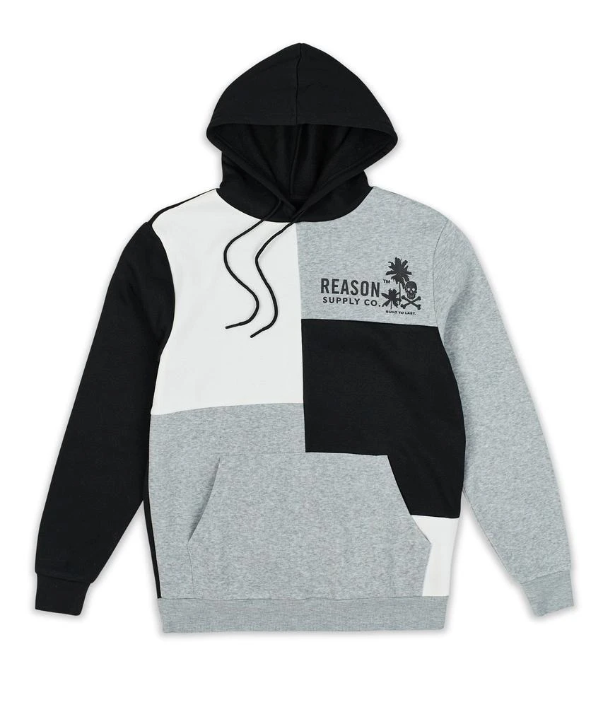 商品Reason Clothing|Rookie Colorblock Logo Fleece Hoodie,价格¥75,第2张图片详细描述