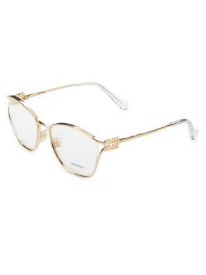 商品Miu Miu|55MM Oval Eyeglasses,价格¥1502,第2张图片详细描述