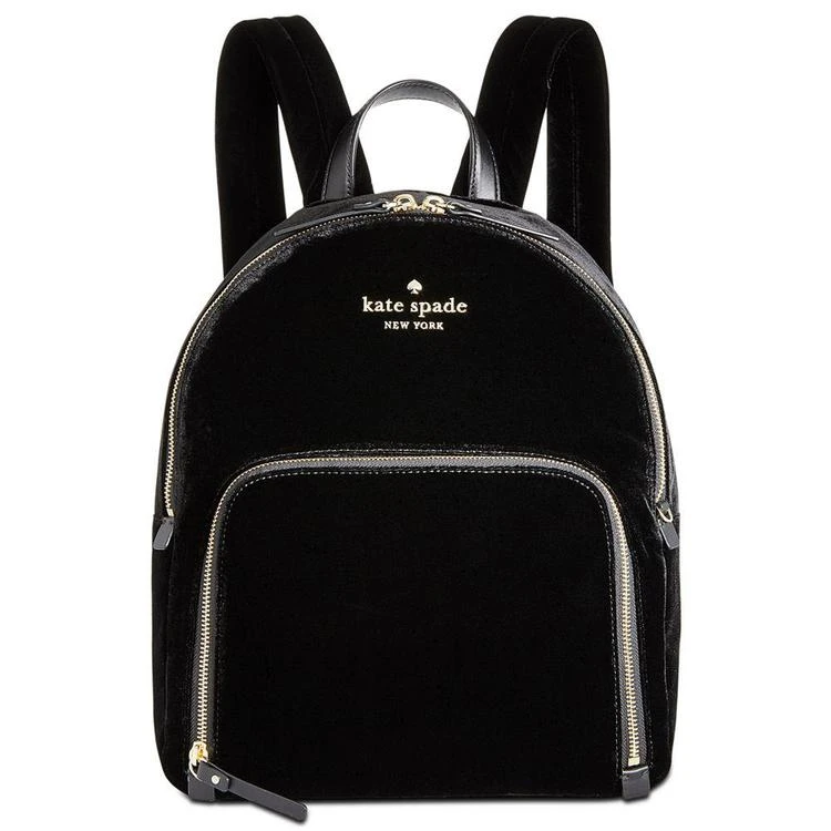 商品Kate Spade|Watson Lane Velvet Hartley Small Backpack,价格¥1244,第1张图片