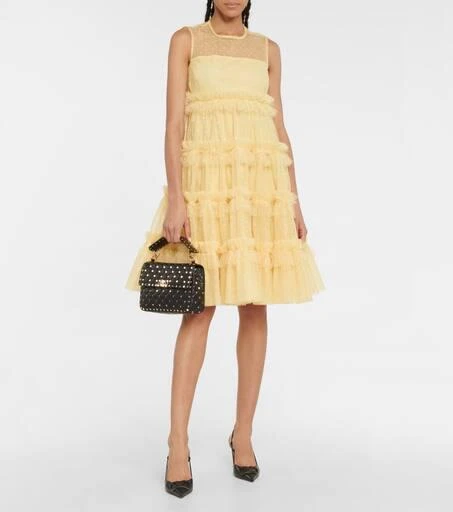 商品RED Valentino|圆点薄纱迷你连衣裙,价格¥7037,第2张图片详细描述