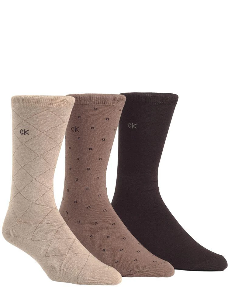 商品Calvin Klein|3-Pair Fashion Crew Socks,价格¥117,第1张图片