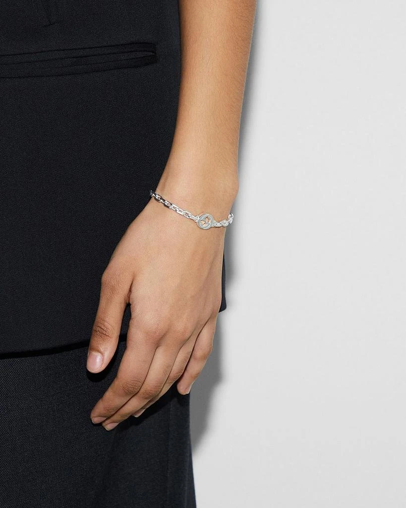 Sterling Silver Interlocking G Pendant Link Bracelet 商品