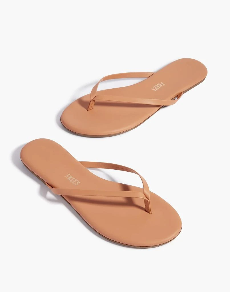 商品Tkees|Nudes Leather Sandals,价格¥440,第1张图片