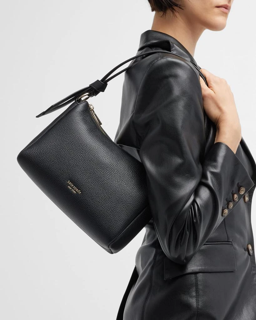 商品Kate Spade|knott small pebbled leather crossbody bag,价格¥1231,第4张图片详细描述