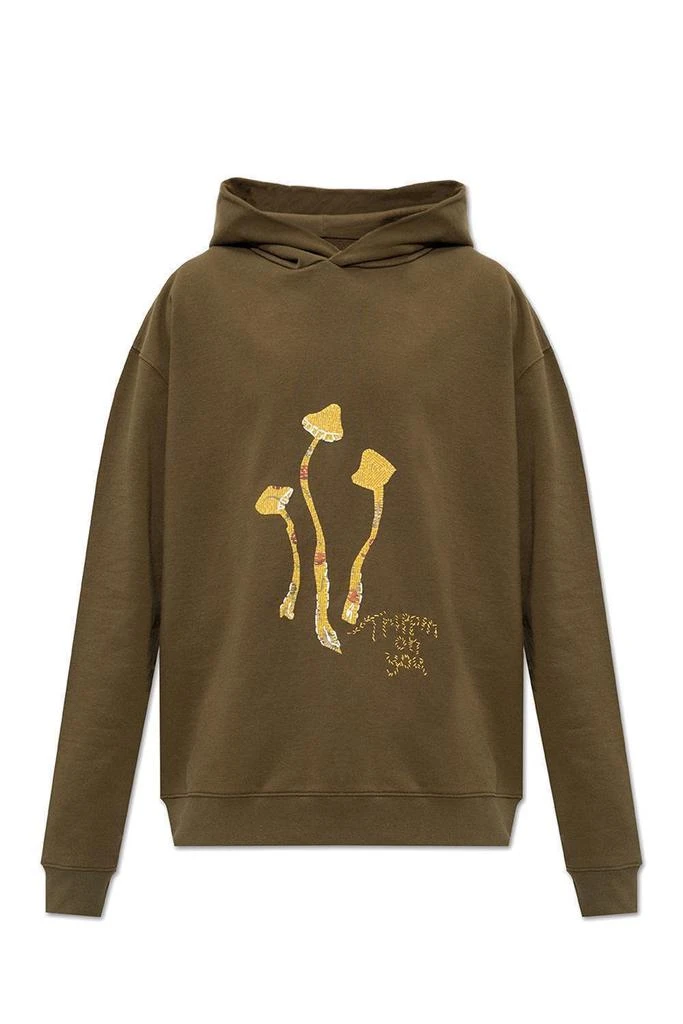 商品MAISON MARGIELA|Maison Margiela Mushroom Long-Sleeved Hooded Sweatshirt,价格¥6092,第1张图片