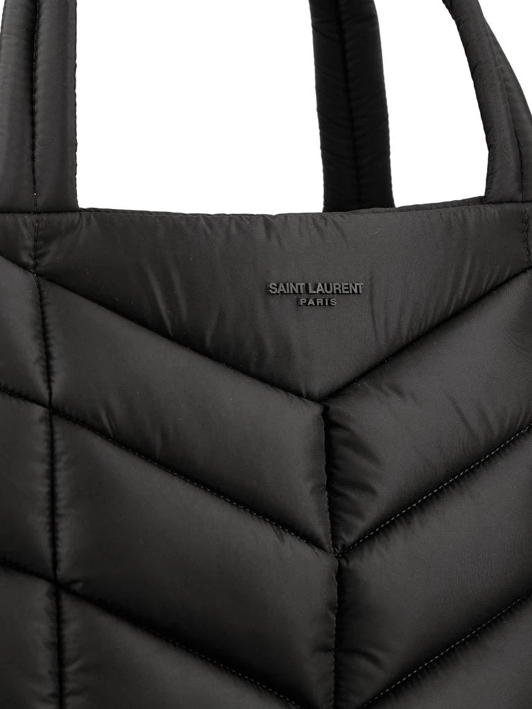 商品Yves Saint Laurent|Saint Laurent Logo Detailed Puffer Tote Bag,价格¥12981,第4张图片详细描述