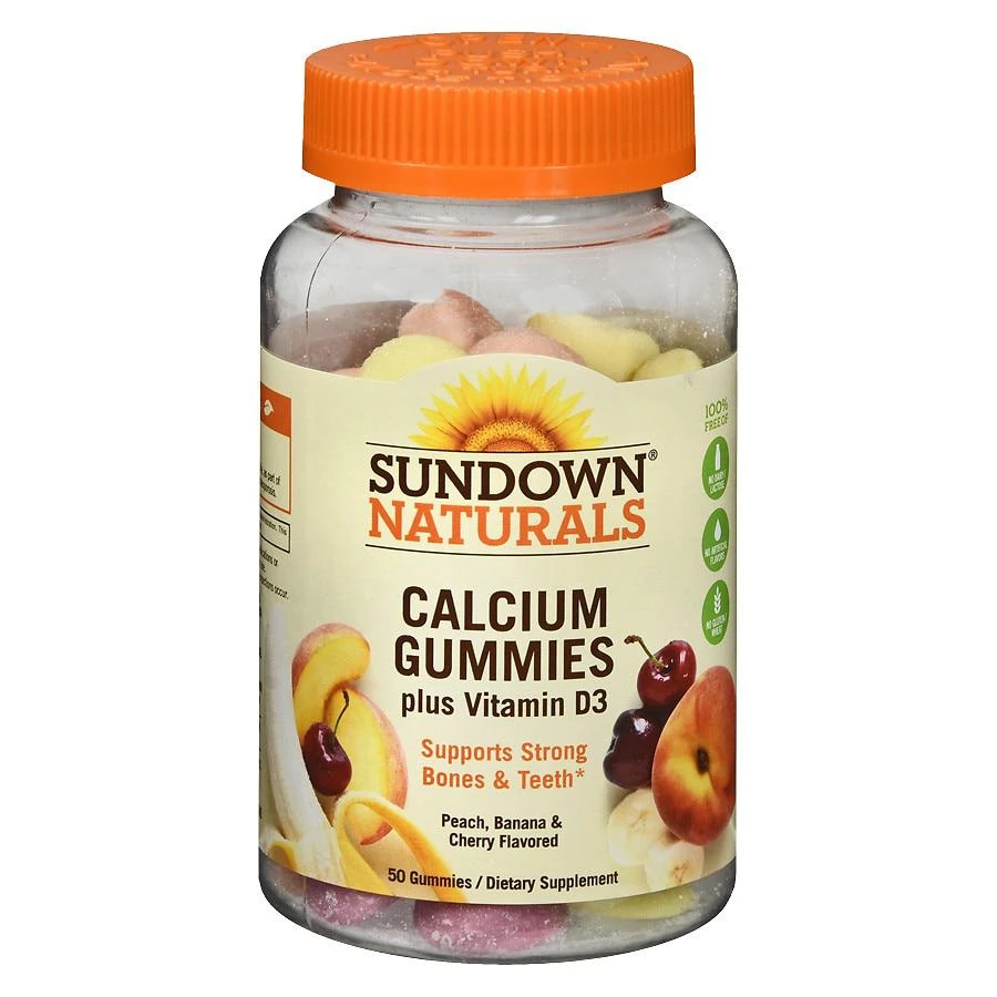 商品Sundown Naturals|Calcium Gummies with Vitamin D3,价格¥52,第1张图片